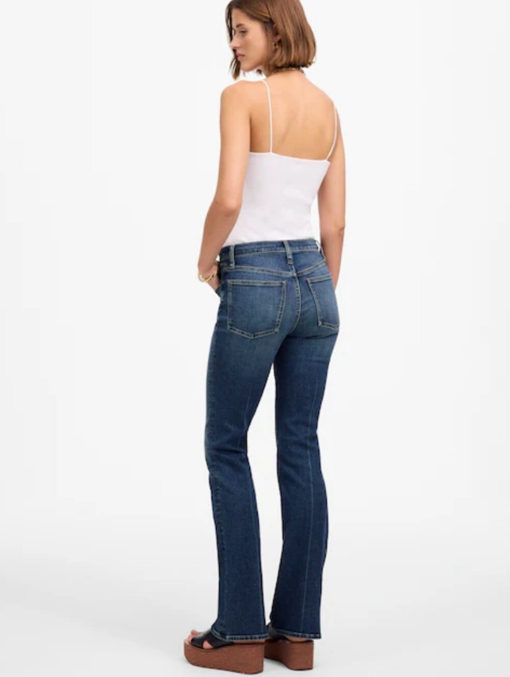 Madewell $138 Kick Out Full-Length Jeans In Devito Wash Size 23 NR494 - Picture 3 of 9